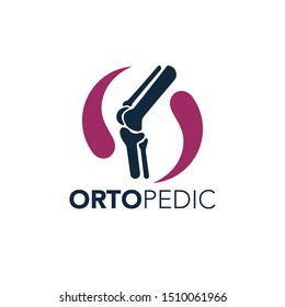 Orthopedic Logo Design Vector Template 
