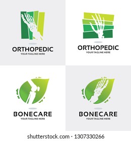 Orthopedic Logo Set Design Template Collection