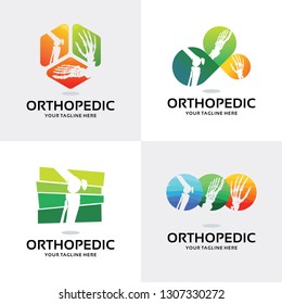 Orthopedic Logo Set Design Template Collection