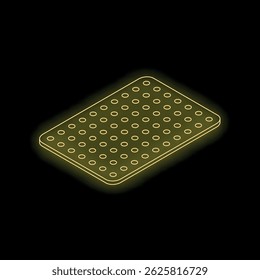 Orthopedic mattress with memory foam providing comfortable sleeping experience