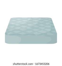 Orthopedic mattress vector icon.Cartoon vector icon isolated on white background orthopedic mattress.