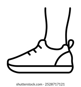 Orthopedic Shoes icon line vector illustration