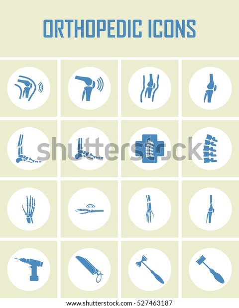 Orthopedic Spine Symbol Vector Illustration Collection Stock Vector ...