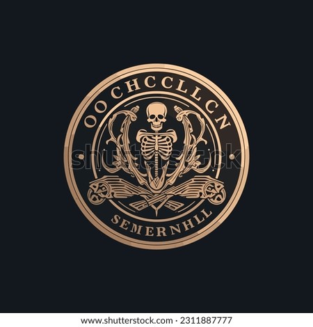 Orthopedic surgeon logo template design vector