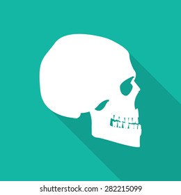 Orthopedic  symbol icon with long shadow.