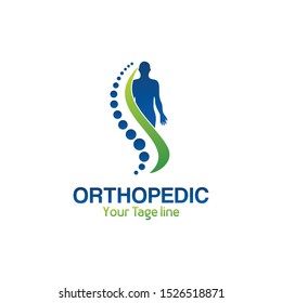 orthopedic symbol logo template vector illustration design 