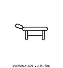 Orthopedic Table Icon. Simple Orthopedic Table Icon for Social Media, App, and Web Design.
