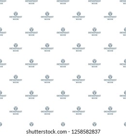 Orthopedic tool pattern vector seamless repeat for any web design