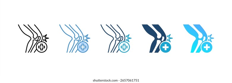 Orthopedics icon set multiple style collection