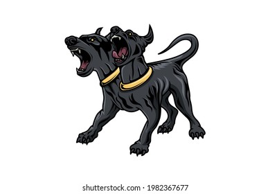 ORTHOS DOG DOBERMAN VECTOR LOGO