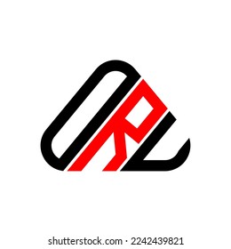 Logo de la carta ORU diseño creativo con gráfico vectorial, ORU simple y moderno logo.