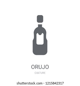 Orujo icon. Trendy Orujo logo concept on white background from Culture collection. Suitable for use on web apps, mobile apps and print media.