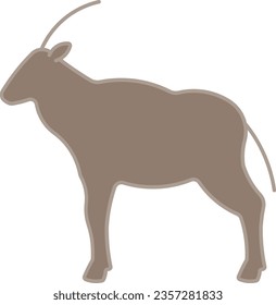 Oryx sabre antelope antelope Arabian oryx animal