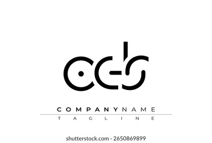 Projeto de letra abstrata do SO. Design de logotipo comercial moderno com tipografia abstrata e estilo contemporâneo