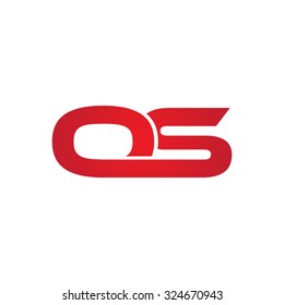 OS company linked letter logo