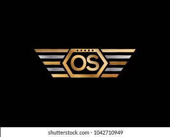 OS Hexagon Shape Letter design