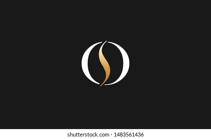 OS, SO Initial letter logo design template