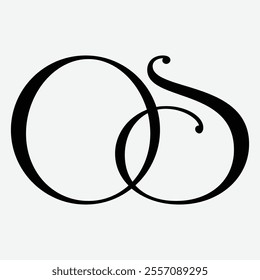 oS Initial Letter Logo Symbol