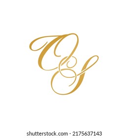 OS initial logo design vector stock