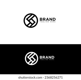 OS, SO letter branding logo