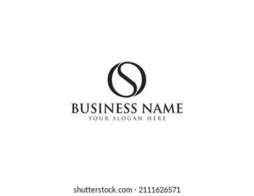 OS Letter Logo Design Template