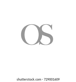 OS Letter Logo, Icon, Vector element design
