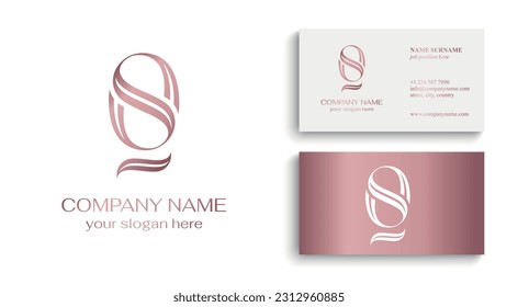 OS logo or SO monogram. OS letter logo template elements. personal monogram. Vector elegant logo. letter os logo design letter SO luxury