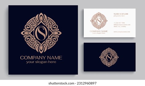 OS logo or SO monogram. OS letter logo template elements. personal monogram. Vector elegant logo. letter os logo design letter SO luxury