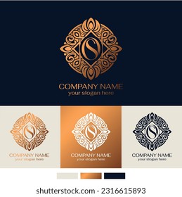 OS logo or SO monogram. OS letter logo template elements. personal monogram. Vector elegant logo. letter os logo design letter SO luxury