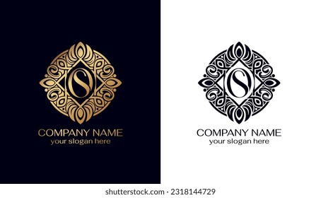 OS logo or SO monogram. OS letter logo template elements. personal monogram. Vector elegant logo. letter os logo design letter SO luxury