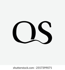 os symbol initial letter design