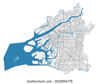 大阪 地図 道路 のイラスト素材 画像 ベクター画像 Shutterstock