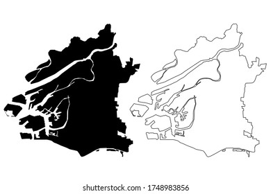 関西地図 のベクター画像素材 画像 ベクターアート Shutterstock