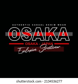 osaka denim streetwear t-shirt and apparel