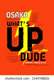 osaka dude,t-shirt design