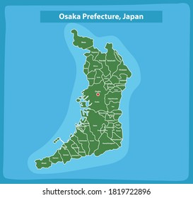 大阪 地図 の画像 写真素材 ベクター画像 Shutterstock