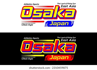 Osaka urbanes Sportmotiv-Design