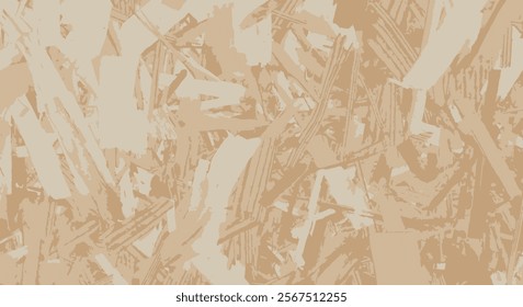 Osb plywood background. Wood texture. Vector illustration.
