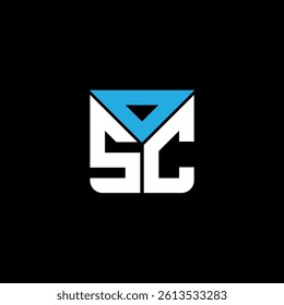 OSC letter logo creative design with vector graphic, OSC simple and modern logo. OSC luxurious alphabet design  