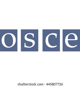 Osce Organization Security Cooperation Europe Vector Stock Vector ...