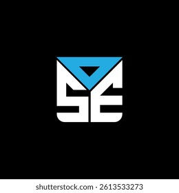 OSE letter logo creative design with vector graphic, OSE simple and modern logo. OSE luxurious alphabet design  