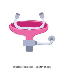 osha eye wash station cartoon. ansi workplace, hazard protection, equipment flushing osha eye wash station sign. isolated symbol vector illustration