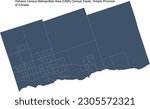 Oshawa Census Metropolitan Area (CMA) Census Tracts, Ontario Province of Canada in 2021