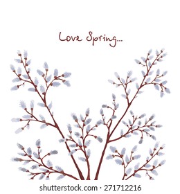 osier tree card design