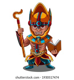 Osiris chibi mascot logo design