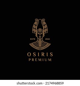 Icono de diseño del logotipo de Osiris vectorial