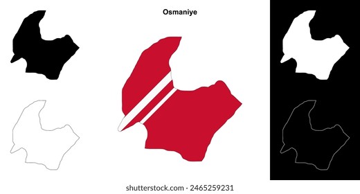 Übersichtskarte der Provinz Osmaniye