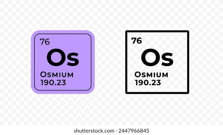 Osmium, chemical element of the periodic table vector design - Powered by Shutterstock - Get 15% off with code: PIKWIZARD15