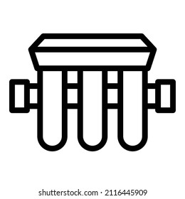 Osmosis equipment icon outline vector. Water filter. Purifier house