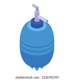 Osmosis plant icon isometric vector. Water system. Healthy industry